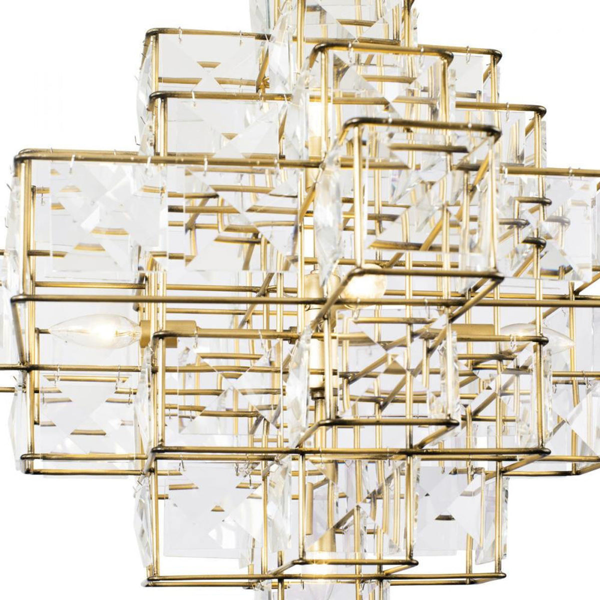 Cubic Chandelier - Calypso Gold