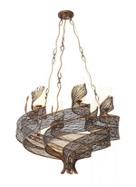 Flow Chandelier - Hammered Ore