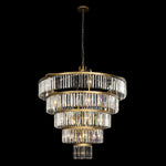 Social Club Five-Tier Chandelier - Gold