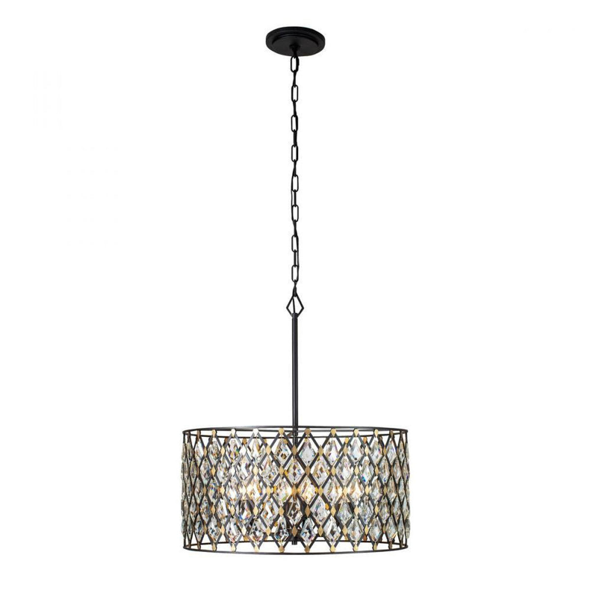 Forever 6 Light Orb Pendant - Gold