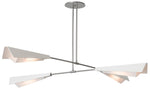 Vertex 92" Wide White Accented Vintage Platinum Pendant