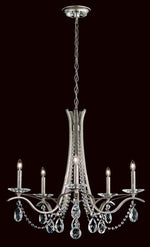 Vesca Chandelier, 5-Light, Heirloom Bronze, Clear Heritage Crystal, 29"W (VA8335N-76H 1HPKM9)
