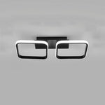 2 Square Flush Mount Ceiling Light for Living Room Acrylic LED Baby Kids Lights