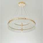 Modern Luxury Dozens of Crystal Chandelier Gold LED Lighting