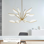 Belterra Chandelier, 1-Light, LED, Natural Brass, 48"W (700BLT48NB-LED930 70PDJQJ)