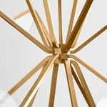 Belterra Chandelier, 16-Light, LED, Natural Brass, 46.3"W (700BLT43NB-LED930 70PDAX3)