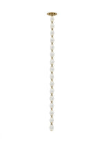 Collier Pendant, LED, Natural Brass, 51.6"H (700CLR48NB-LED930S 70PGJGJ)