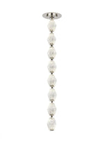 Chrysalis Pendant, 10-Light, White, White Polished Crystal, 44.5"W (131145-SKT-STND-02-WP0756 5YTQ5E)