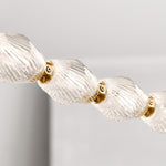 Collier Chandelier, 1-Light, LED, Natural Brass, 254.8"H (700CLR240NB-LED927R-277 70PGCMA)