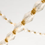 Collier Chandelier, LED, Natural Brass, 140.5"H (700CLR132NB-LED927R 70PGCM3)