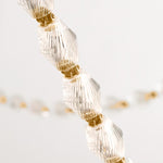 Collier Chandelier, LED, Natural Brass, 140.5"H (700CLR132NB-LED927R 70PGCM3)