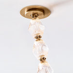 Collier Chandelier, LED, Natural Brass, 143.9"H (700CLR132NB-LED930S 70PGJDZ)