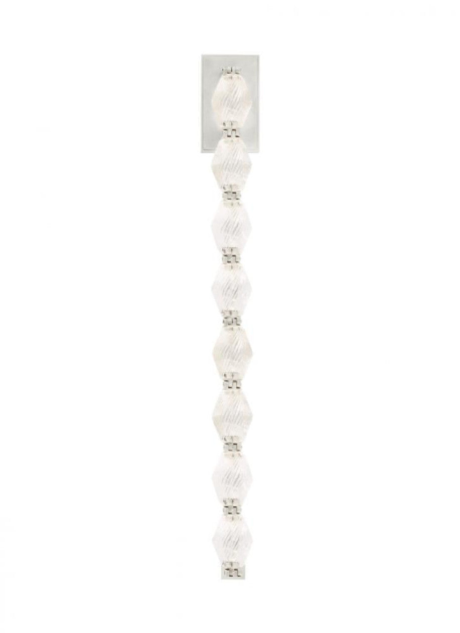 Collier Wall Sconce, LED, Polished Nickel, 27.6"H (700WSCLR28N-LED930 70PKE6G)