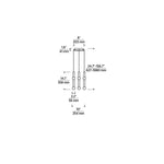 Guyed Chandelier, 4-Light, LED, Natural Brass, 14.1"H (700TRSPGYD4RNB-LED930 70PGDKR)