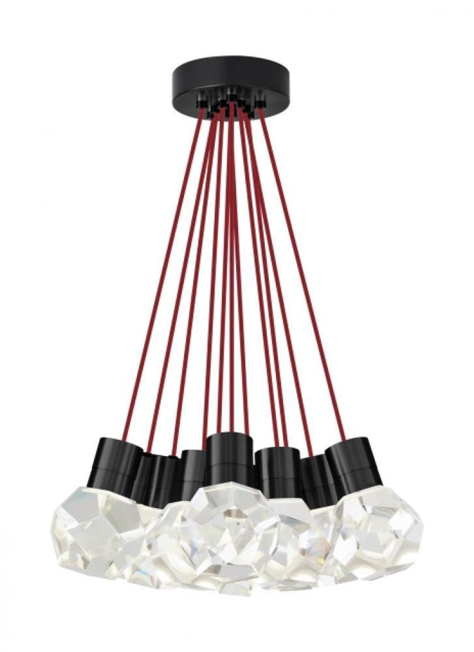 Collier Pendant, LED, Polished Nickel, 38.9"H (700CLR36N-LED927S 70PGEK7)