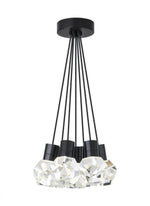 Kira Chandelier, 7-Light, LED, Black, 15"W (700TDKIRAP7BB-LED922 70PGLF3)