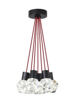Kira Chandelier, 7-Light, LED, Black, 15"W (700TDKIRAP7RB-LED930 70PKD7W)