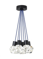 Kira Chandelier, 7-Light, LED, Black, 15"W (700TDKIRAP7UB-LED922 70PKD84)