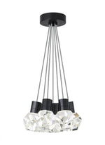 Kira Chandelier, 7-Light, LED, Black, 15"W (700TDKIRAP7YB-LED930 70PKD8Q)