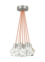 Kira Chandelier, 7-Light, LED, Satin Nickel, 15"W (700TDKIRAP7OS-LED922 70PKD7G)