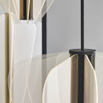 Nyra Chandelier, 1-Light, LED, Nightshade Black, 27.4"W (700NYR28B-LED935 70PKF68)