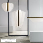 Nyra Chandelier, 1-Light, LED, Nightshade Black, 27.4"W (700NYR28B-LED935 70PKF68)