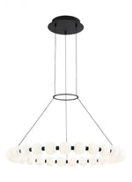 Orbet Chandelier, Integrated LED, Brass, 30"W (700OBT30NB-LED927 70PDJRA)