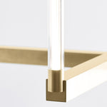 Phobos Large Chandelier, 4-Light, LED, Natural Brass, 36"W (700PHB36NB-LED927 70PGDKY)