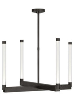 Phobos Medium Chandelier, 4-Light, LED, Dark Bronze, 24"W (700PHB24BZ-LED927 70PGJEW)