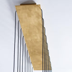 Turret Ceiling Chandelier, 18-Light, LED, Natural Brass, 44.5"L (700TRSPTRT18TNB-LED930277 70PGDLK)