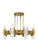Wythe Large Chandelier, 8-Light, LED, Plated Brass, 39.3"W (700WYT8BR-LED927 70PGEH1)