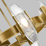 Wythe Large Chandelier, 8-Light, LED, Plated Brass, 39.3"W (700WYT8BR-LED927 70PGEH1)