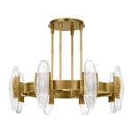 Wythe Large Chandelier, 8-Light, LED, Plated Brass, 39.3"W (700WYT8BR-LED927 70PGEH1)