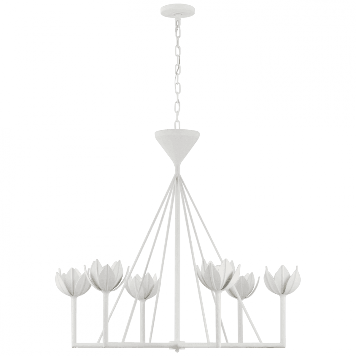 Alberto Large Low Ceiling Chandelier