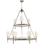 Classic Two-Tier Ring Chandelier