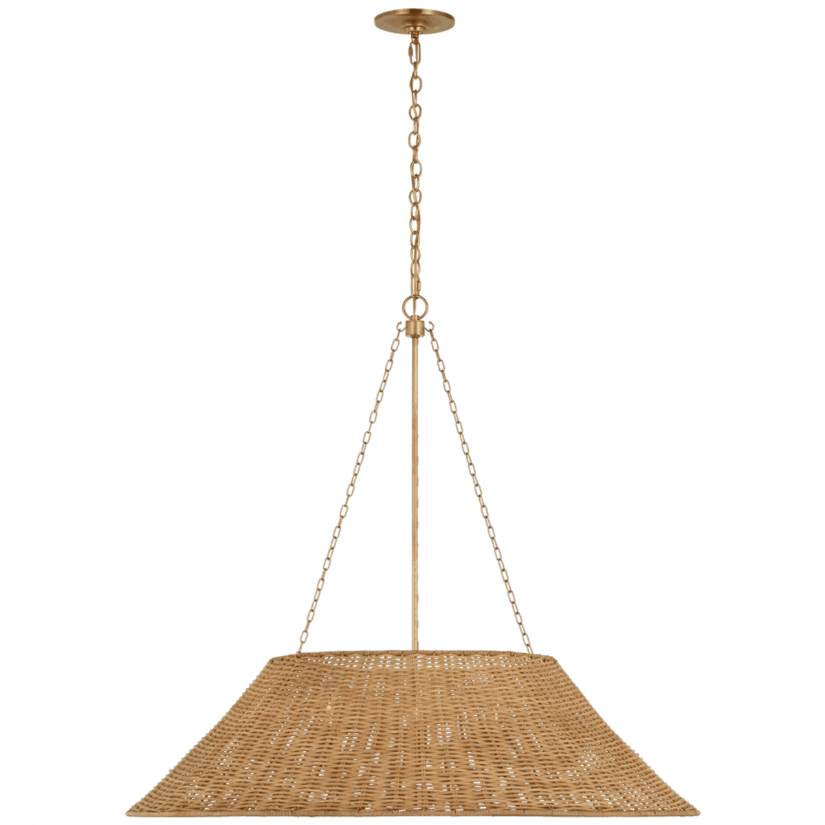 Jasmine Pendant, 1-Light, LED, Gold, 36"W (284-42-GL 95FN)