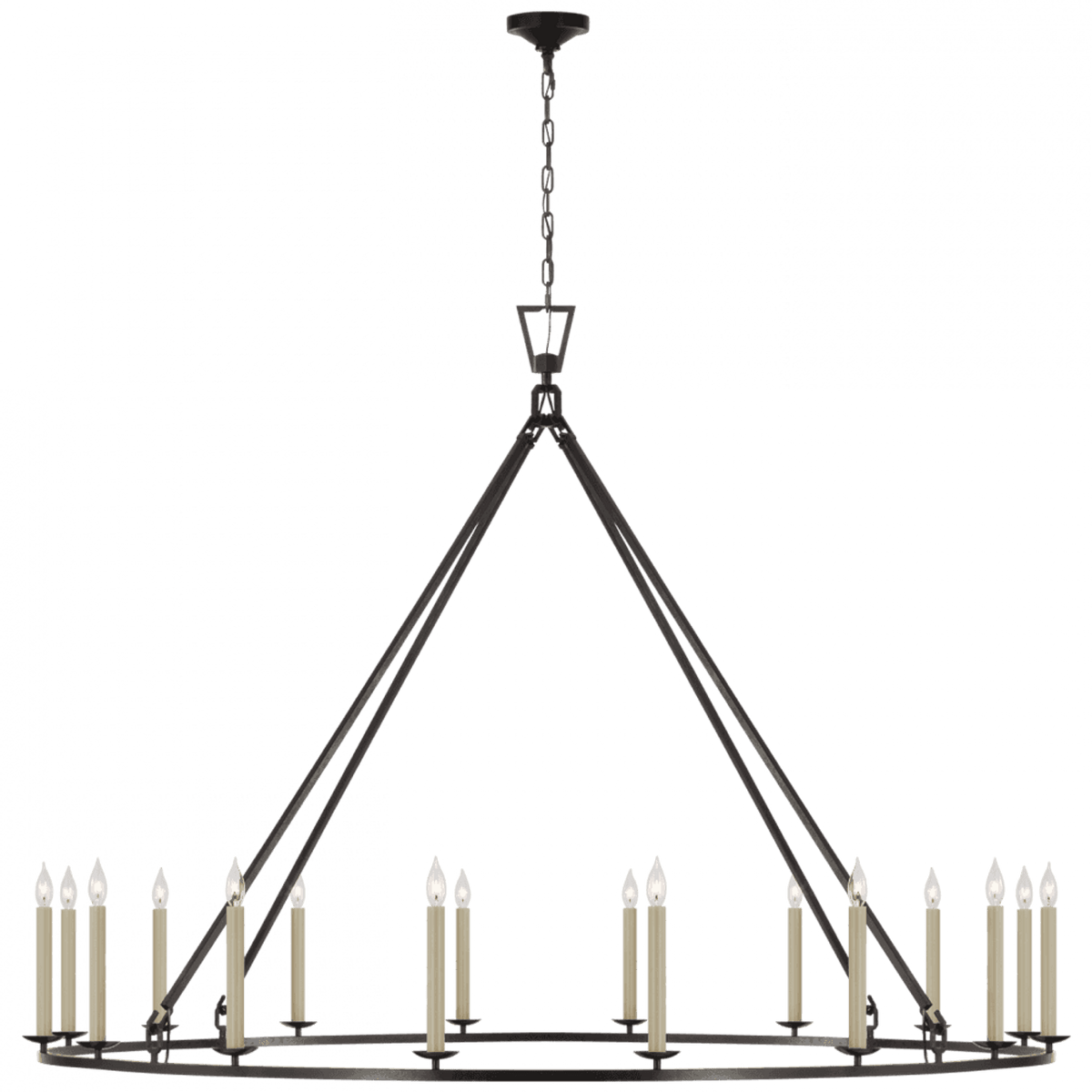 Darlana Grande Single Ring Chandelier