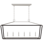 Darlana Large Rattan Wrapped Linear Lantern