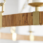 Darlana Large Wrapped Ring Chandelier