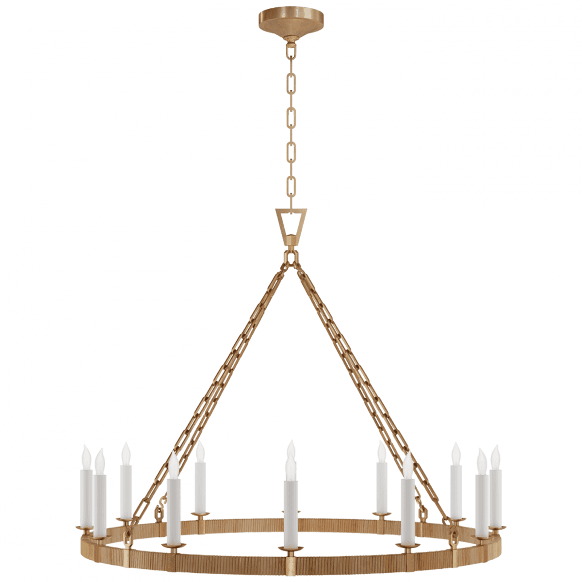 Darlana Large Wrapped Ring Chandelier