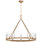 Darlana Large Wrapped Ring Chandelier