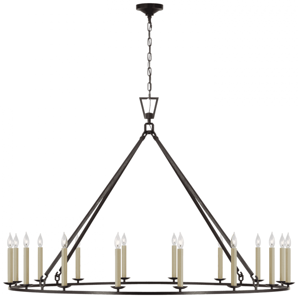 Darlana Oversized Single Ring Chandelier