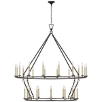 Darlana Oversized Two Tier Chandelier