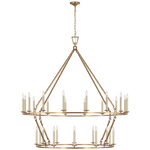 Darlana Oversized Two Tier Chandelier