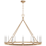 Darlana Large Wrapped Ring Chandelier