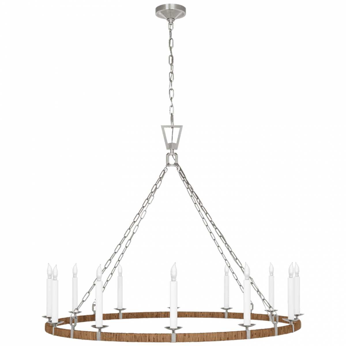 Darlana Large Wrapped Ring Chandelier