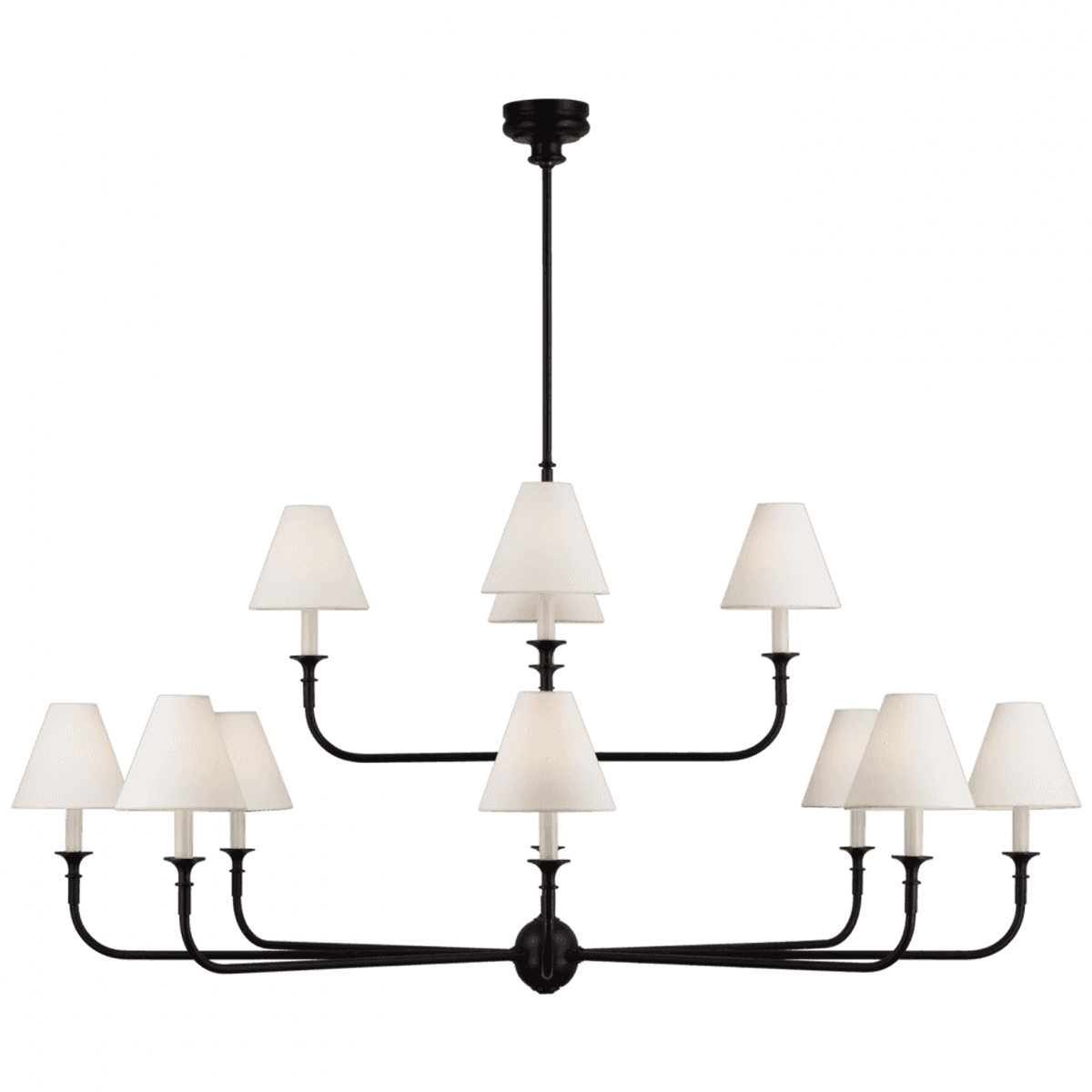 Piaf Grande Two-Tier Chandelier