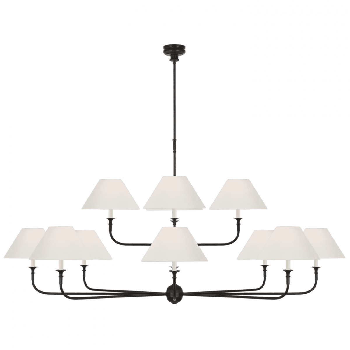 Piaf Oversized Two Tier Chandelier