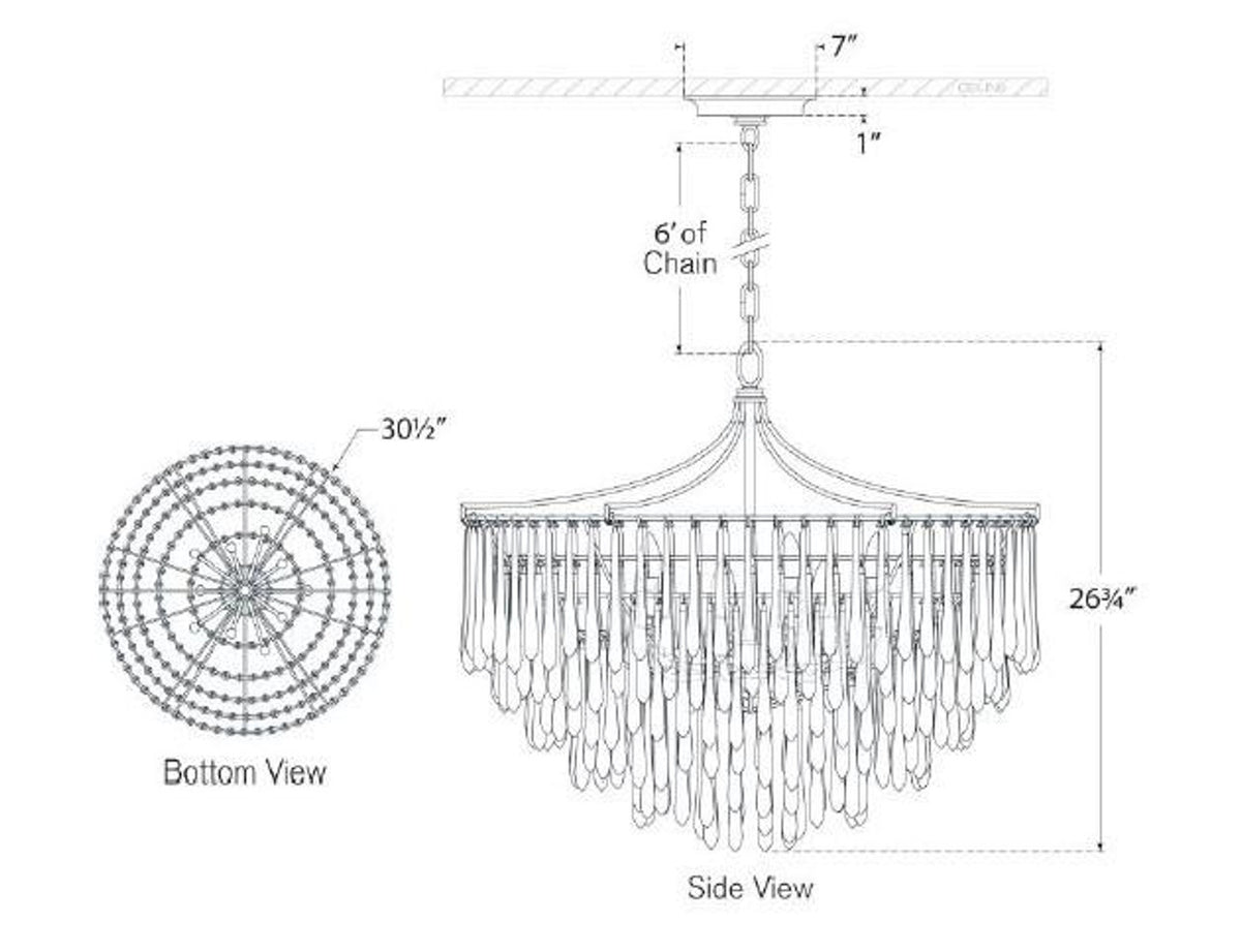 Vacarro Medium Chandelier
