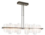 Vitre 51.9" Wide Large Oil Rubbed Bronze LED Linear Pendant